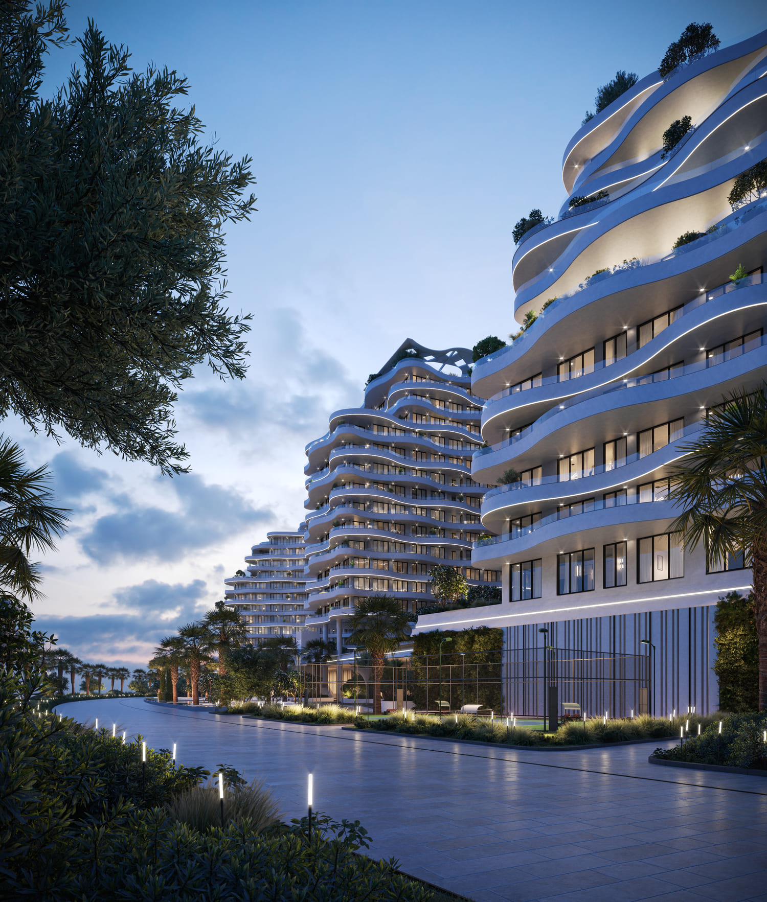 🌊 Miraggio – A Sculptural Masterpiece on Al Marjan Island