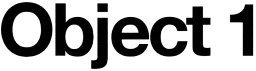 Object 1
