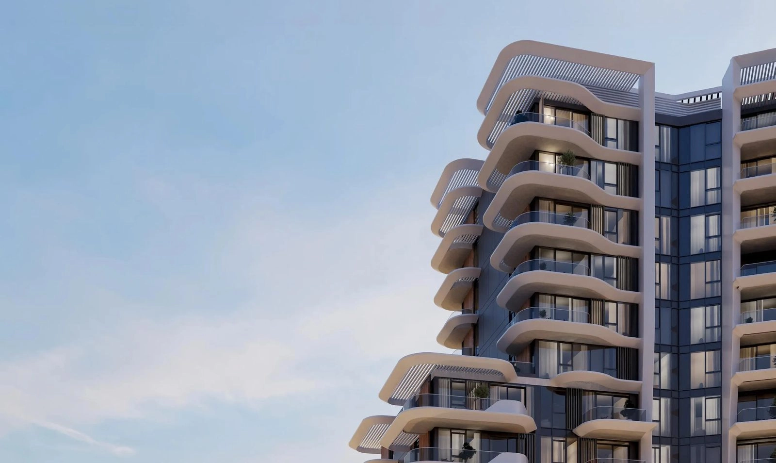 Portside Square — Curved Balconies | Profound Properties, Dubai