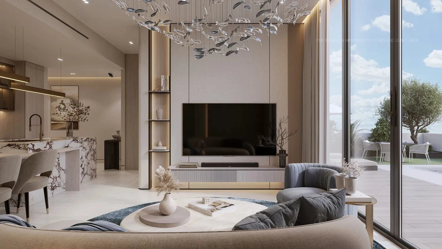 Meriden Beach Residences — Terrace Outlook | Profound Properties, Dubai