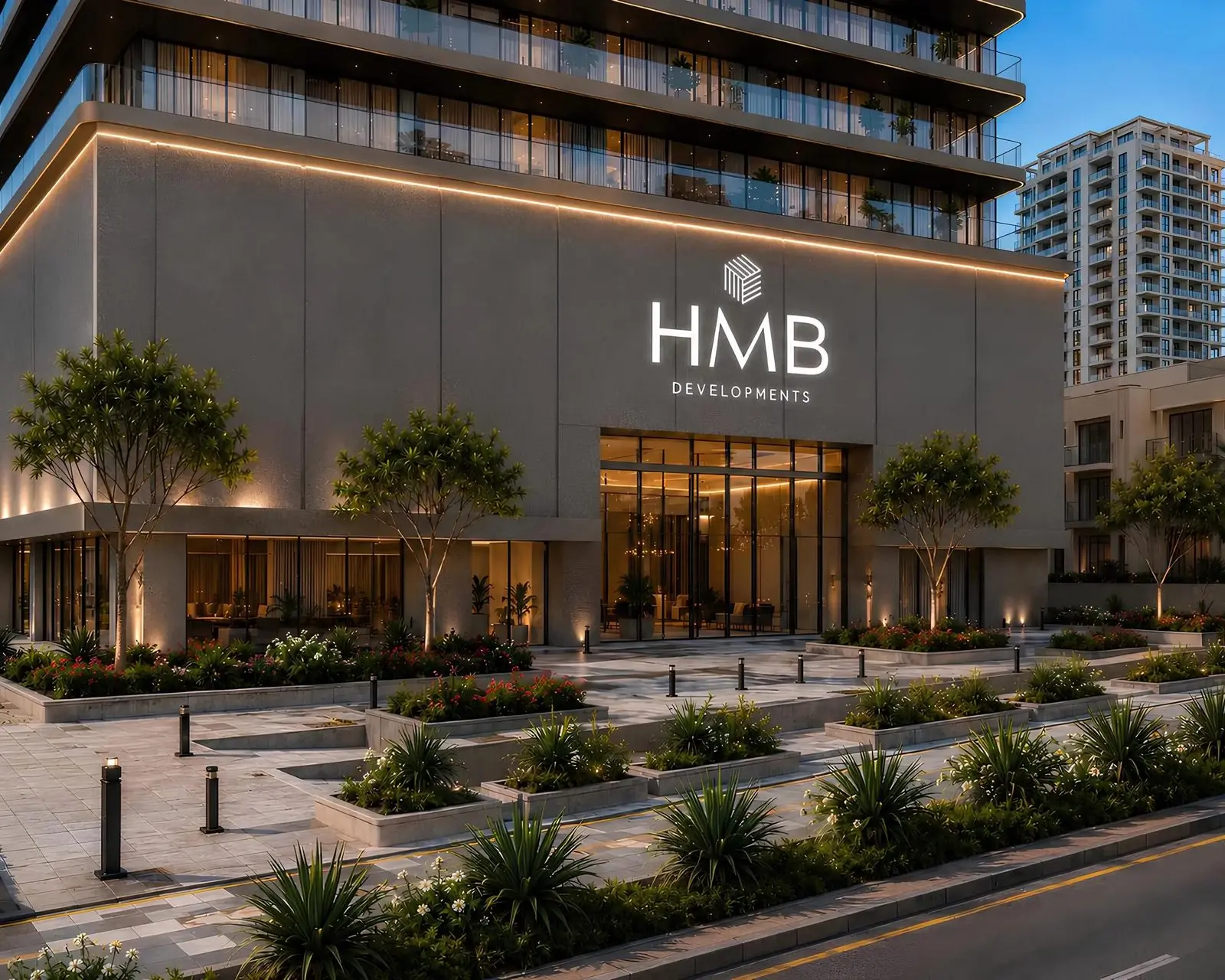 Rooftop Infinity Pool and Amenities at Beverly Crown