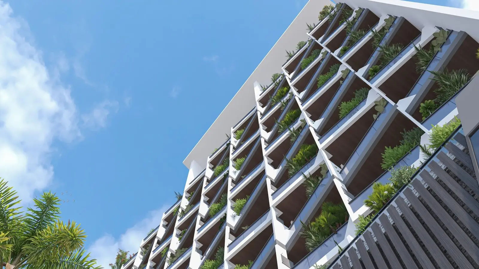 A Planted-Balcony Residential Tower in JVC