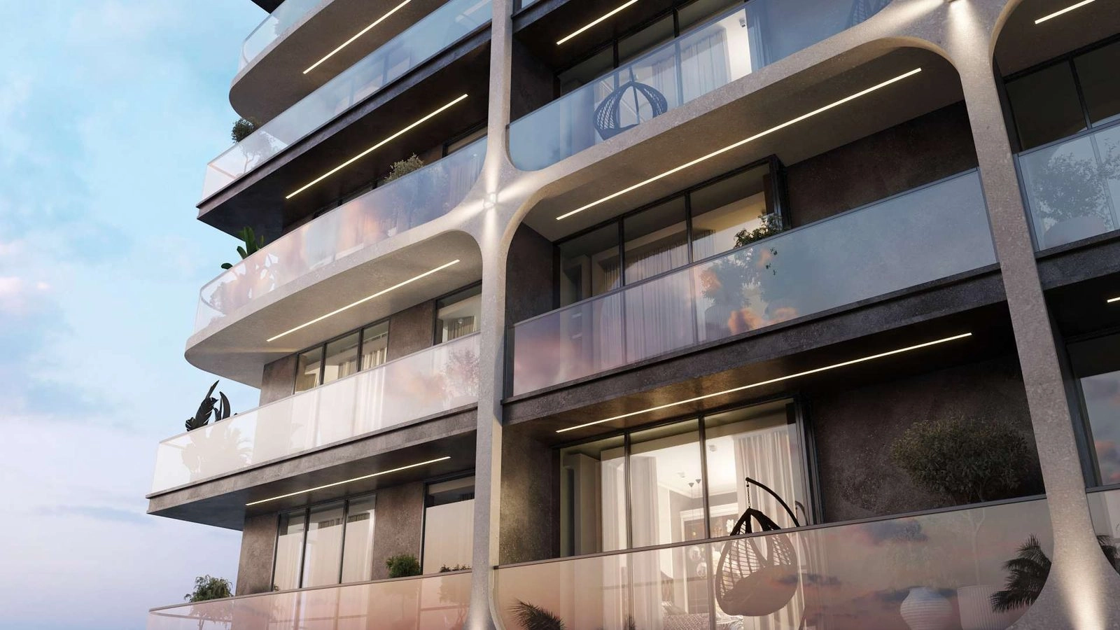Olivia Gardens — Glass Balconies | Profound Properties, Dubai