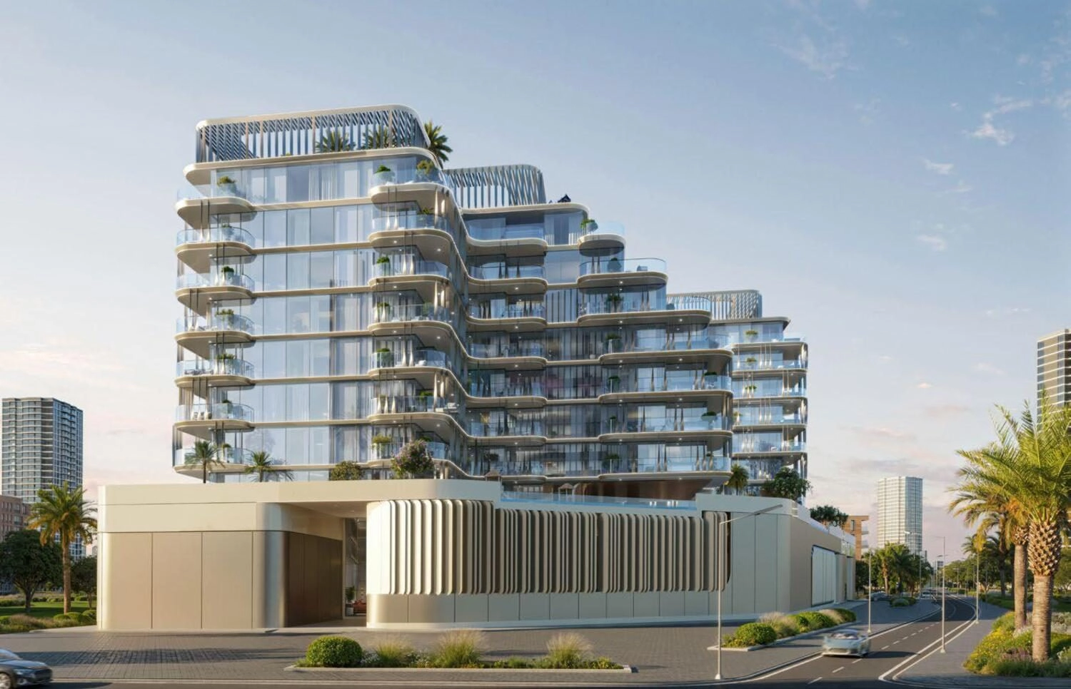 Samana Ocean Bay — Curved Balconies | Profound Properties, Dubai