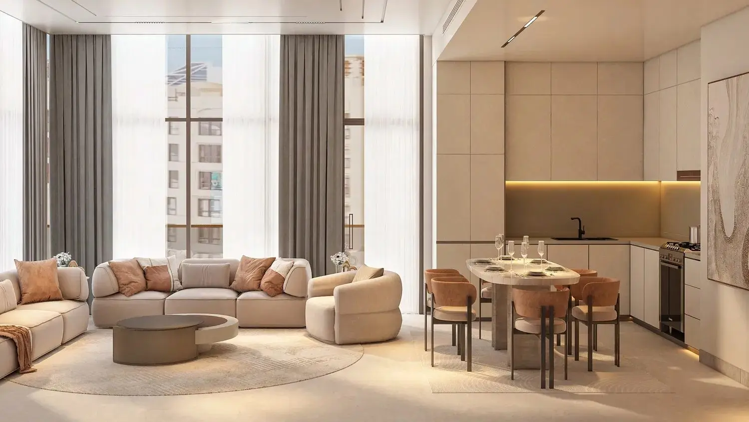 Al Furjan Apartments and Duplexes, Fully Furnished