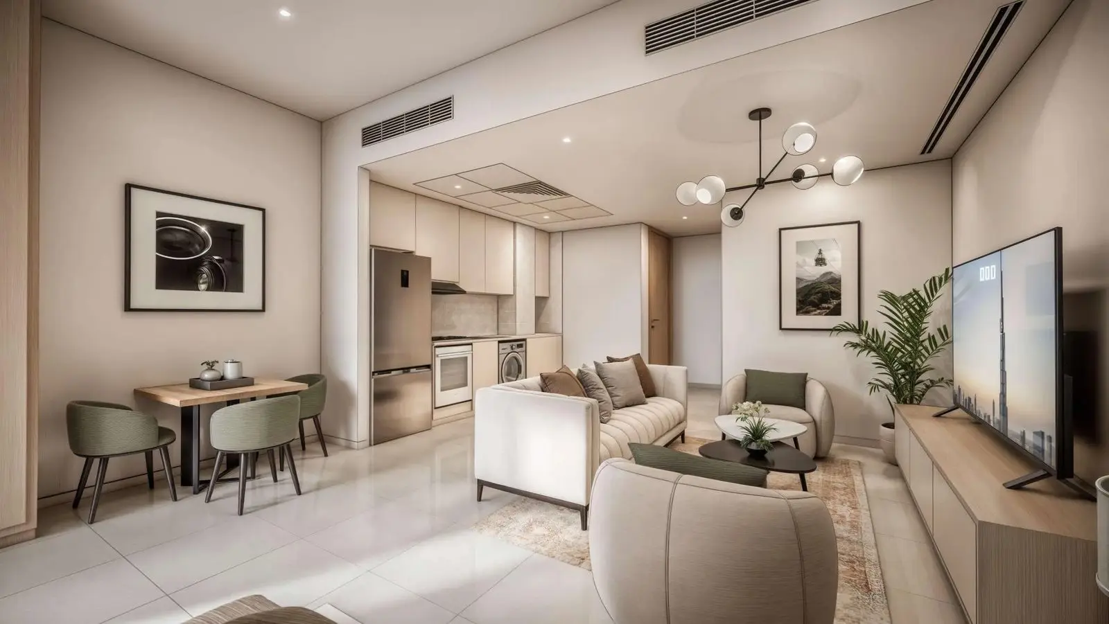 Studio, 1 and 2 Bedroom Apartments in Warsan 4