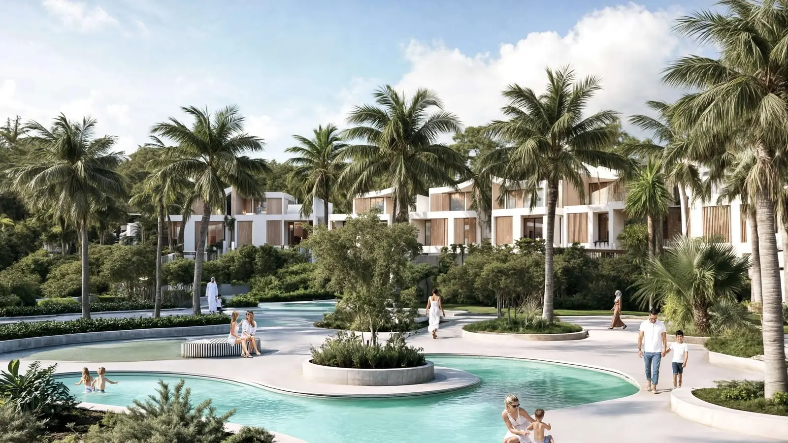 Lagoons, Parks and Wellness Amenities at Lunaya