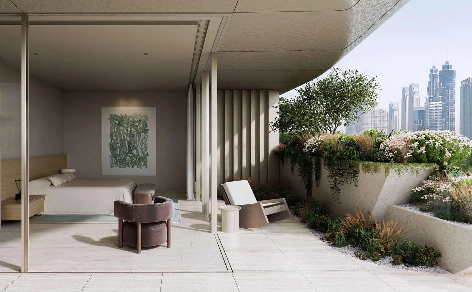 Wedyan – The Canal — Terrace View | Profound Properties, Dubai