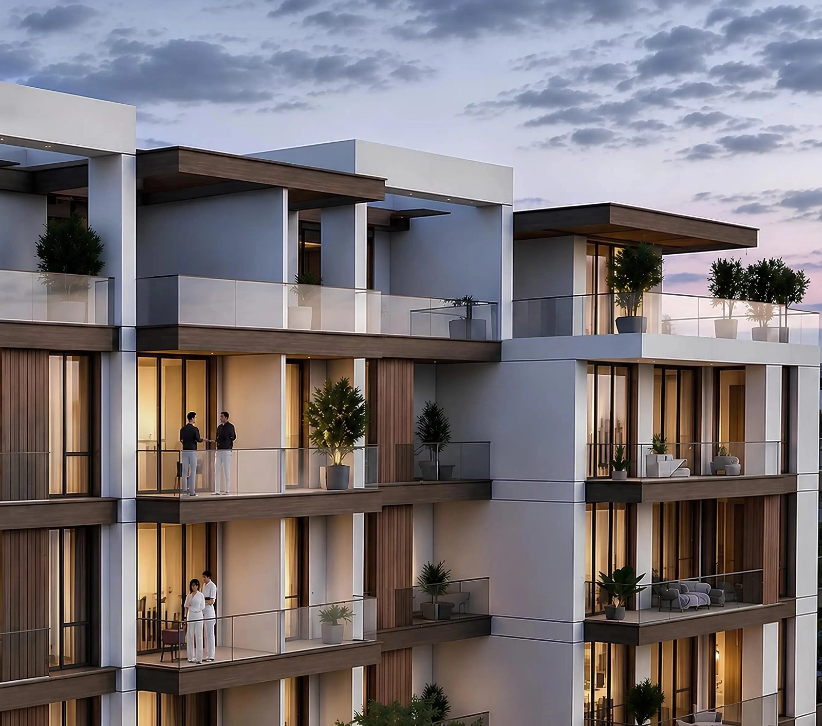 Delvara Residence — Planted Balconies | Profound Properties, Dubai
