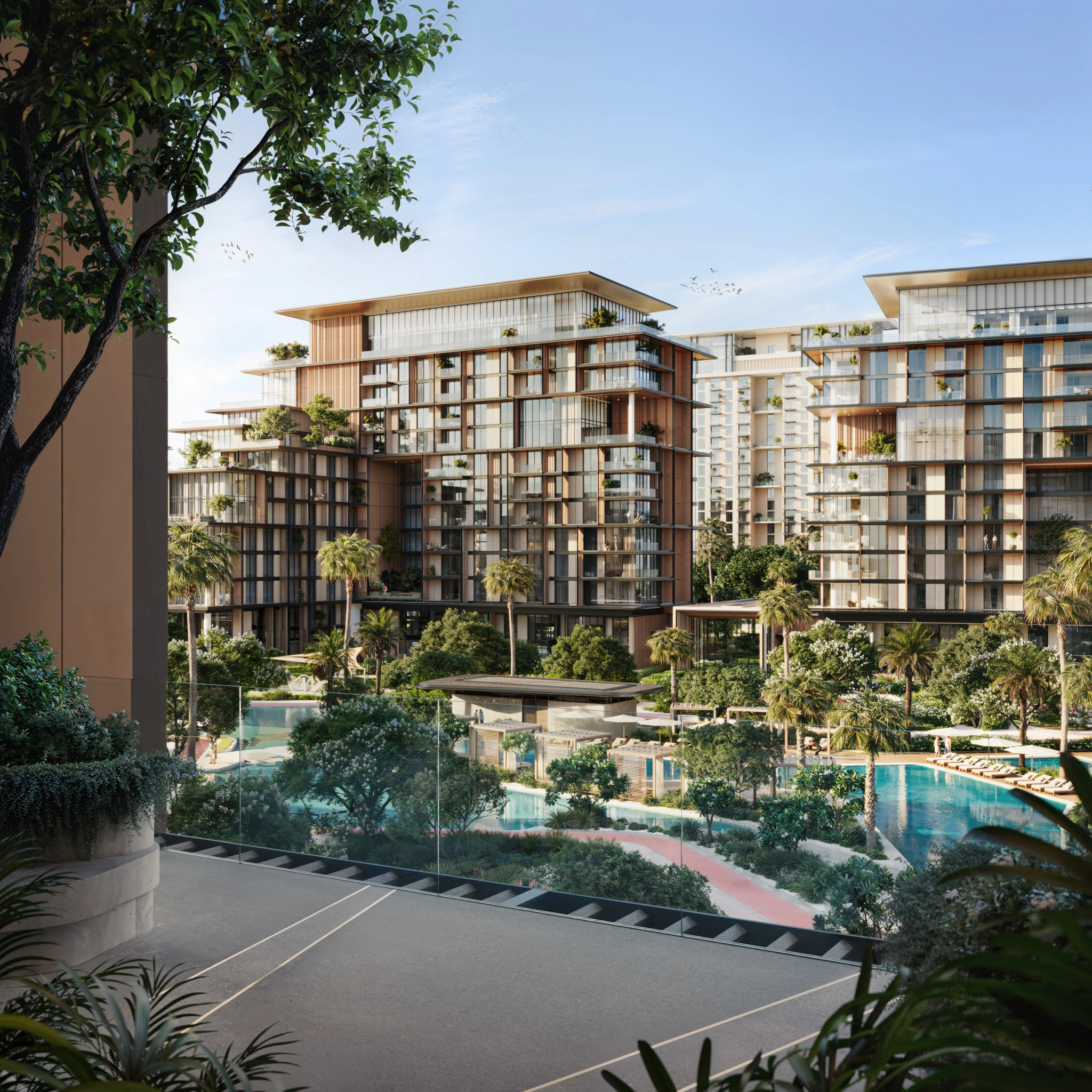 城市步道克雷斯特莱恩3 — Waterfront View 🌊, Park & Greenery View 🌿 | Profound Properties, Dubai