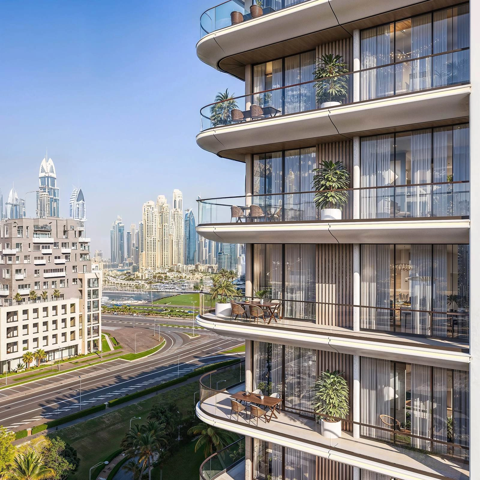 Vista by Vision — Balcony View | Profound Properties, Dubai