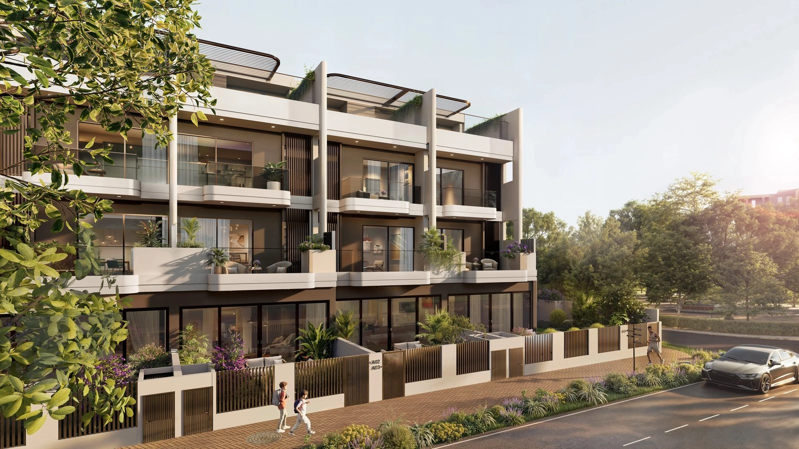Sol Terra Casa — Green Streetscape | Profound Properties, Dubai