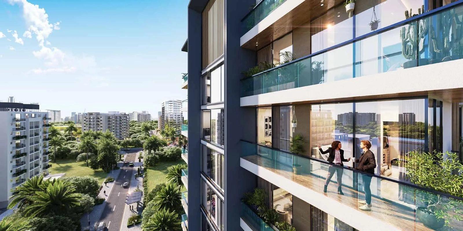 Aum 99 Residences — Balcony Outlook | Profound Properties, Dubai