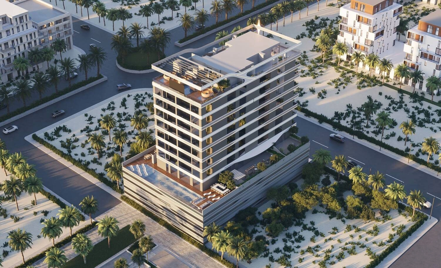Jardin Astral — Pool Deck | Profound Properties, Dubai
