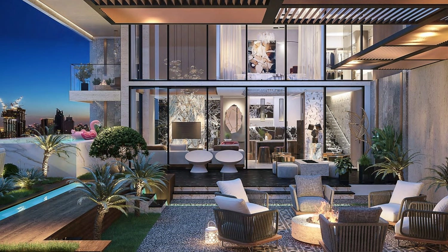 Empire Estates — Terrace Pool | Profound Properties, Dubai