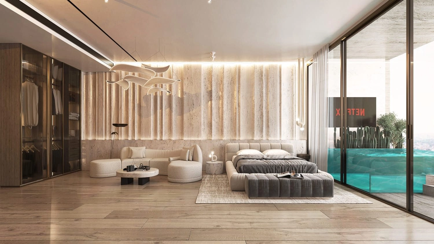 Peace Lagoons — Balcony Pool | Profound Properties, Dubai