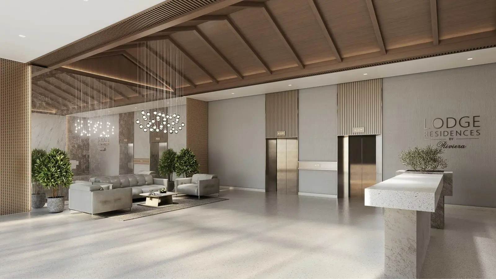 Pools, Gym and Shared Spaces at Lodge Residences