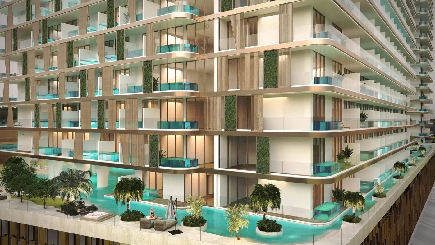 Lagoon, Pools and Gym at Peace Lagoons Dubailand