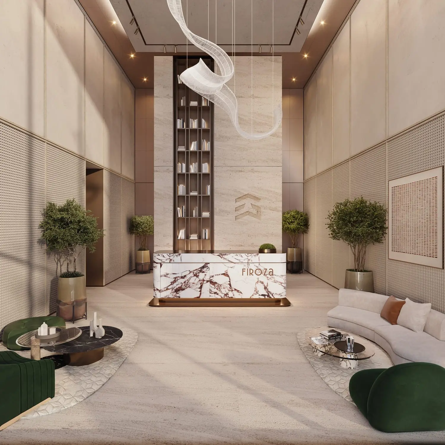 Infinity Pool and Club Amenities on Dubai Islands