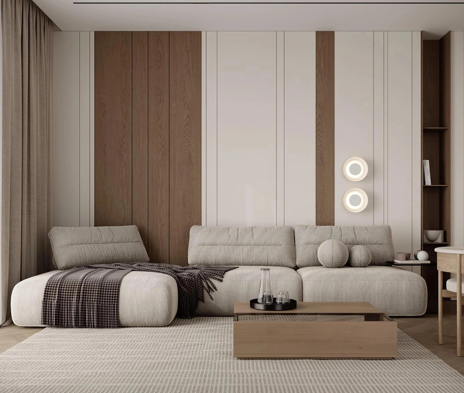 Aura Elite — Bright Living Room | Profound Properties, Dubai