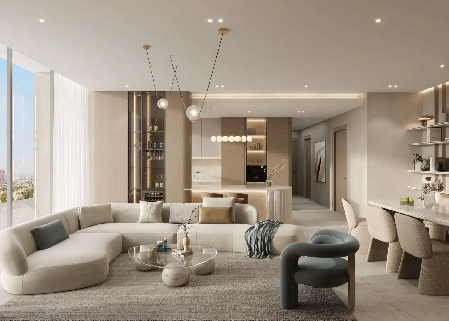 1 and 3 Bedroom Apartments on Sale at Rabdan Gates