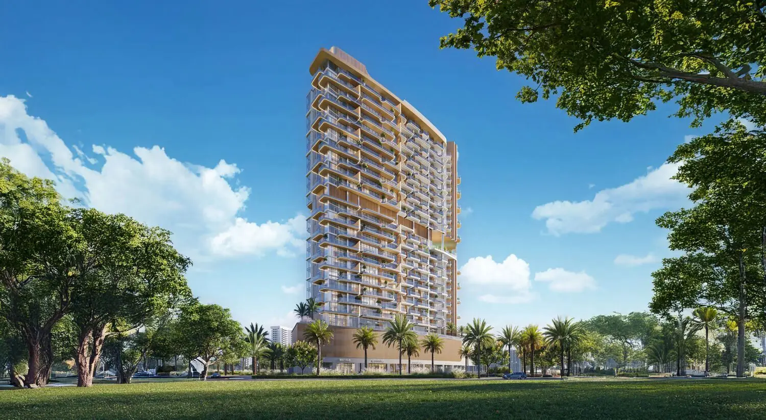 Rabdan Gates, a 22-Floor Residential Tower in Majan