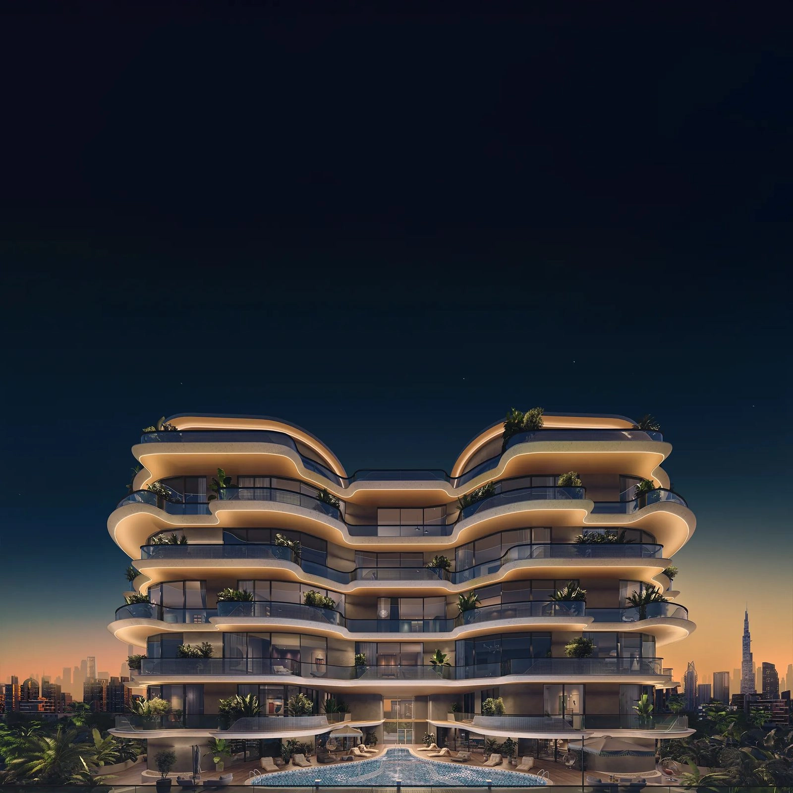 NEXT Coral — Pool View | Profound Properties, Dubai