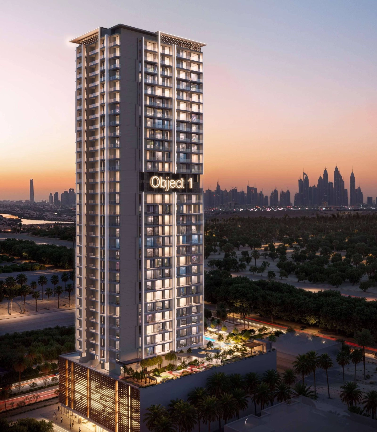 The F1FTH Tower — Podium Gardens | Profound Properties, Dubai