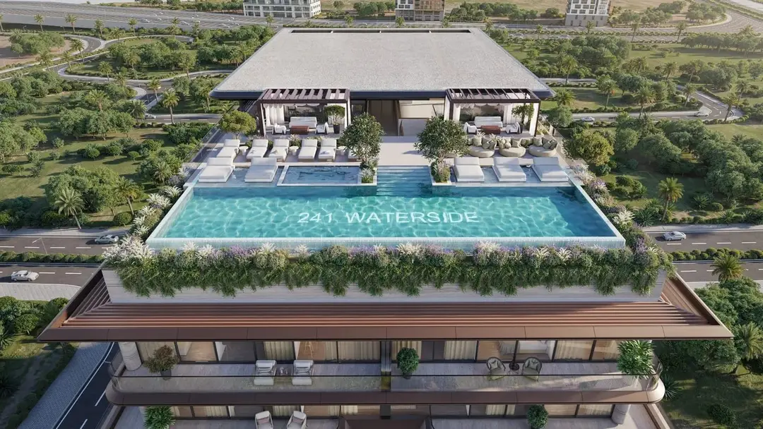 241 Waterside — مسبح — مسبح إنفينيتي — amenity | Profound Properties, Dubai