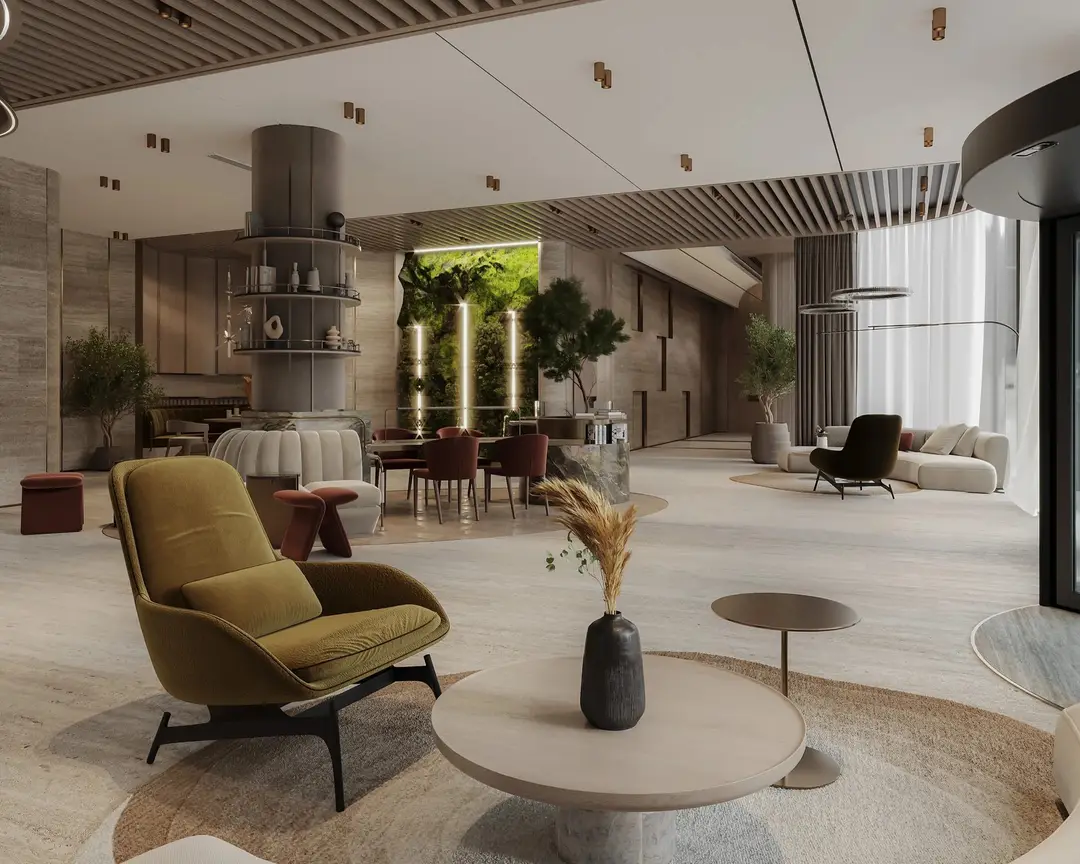 LIV Oceanside — اجتماعي وفعاليات — منطقة الاستراحة — amenity | Profound Properties, Dubai
