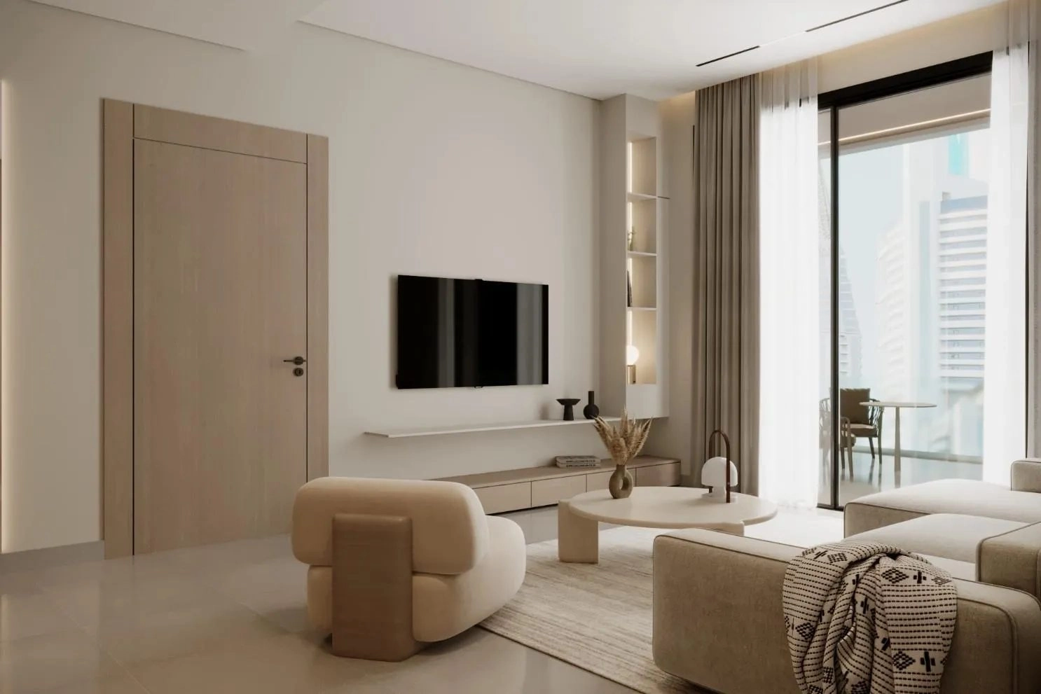 Celestara Residences — Balcony Access | Profound Properties, Dubai