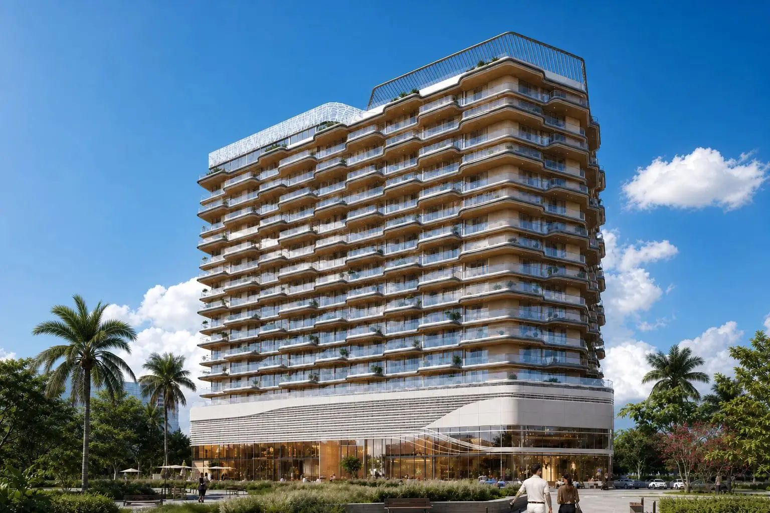 A Smart Mixed-Use Tower in Dubailand's DLRC