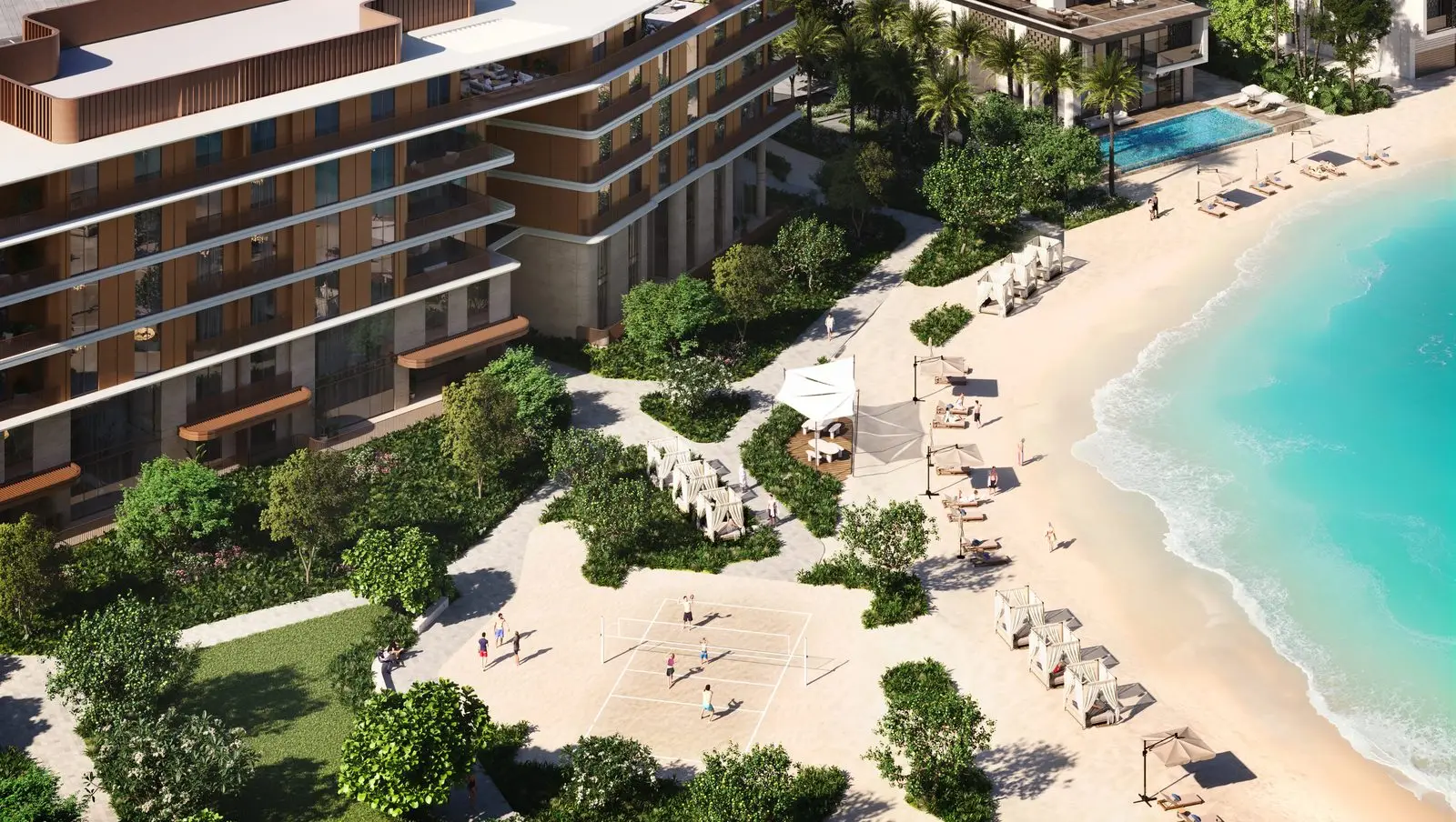 Private Beach, Infinity Pool and Clubhouse Amenities