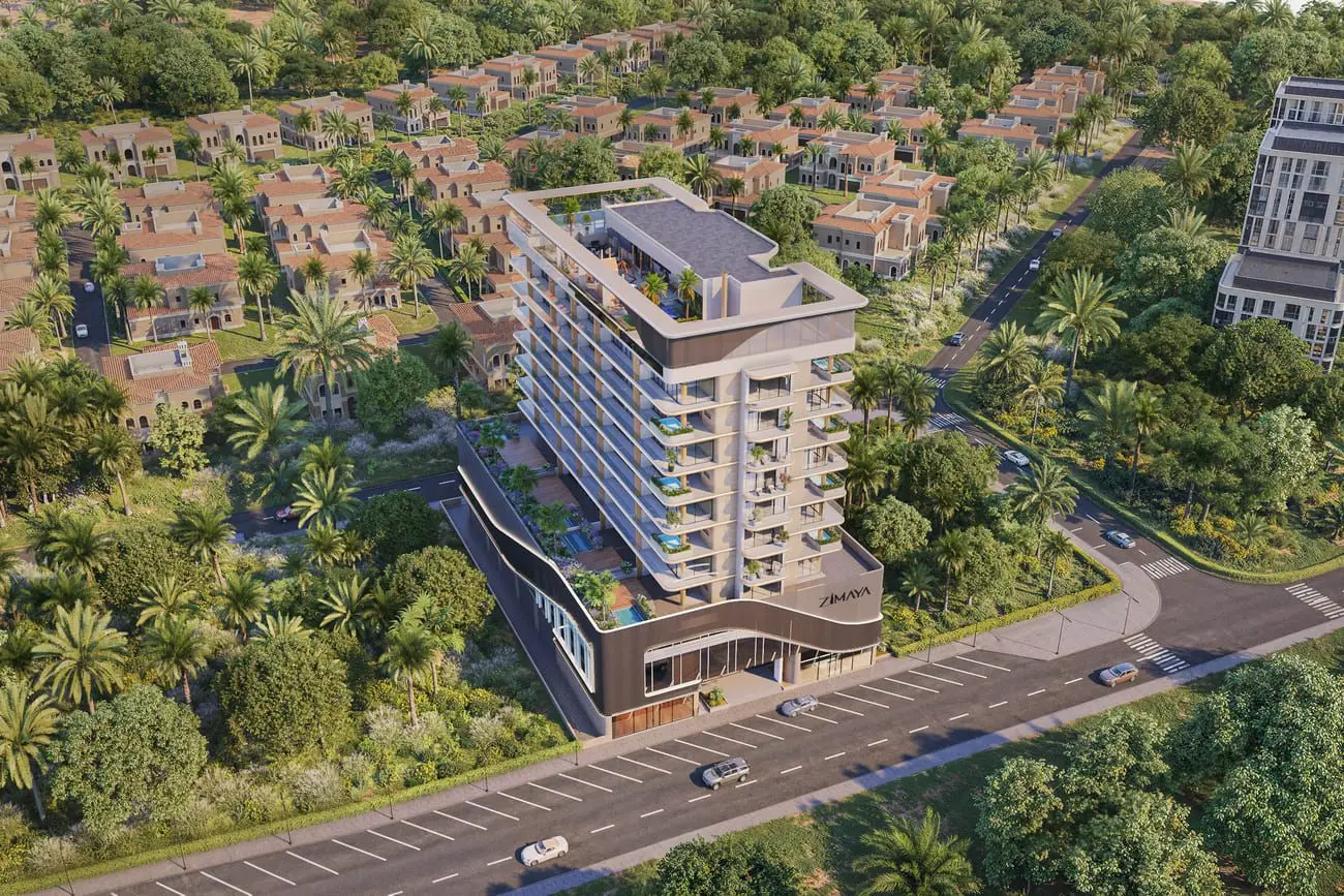Furjan East Location Near Sheikh Zayed Road