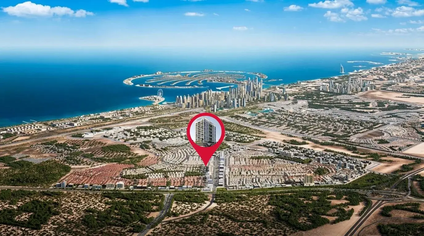 Al Furjan Location Near Ibn Battuta Mall and JAFZA