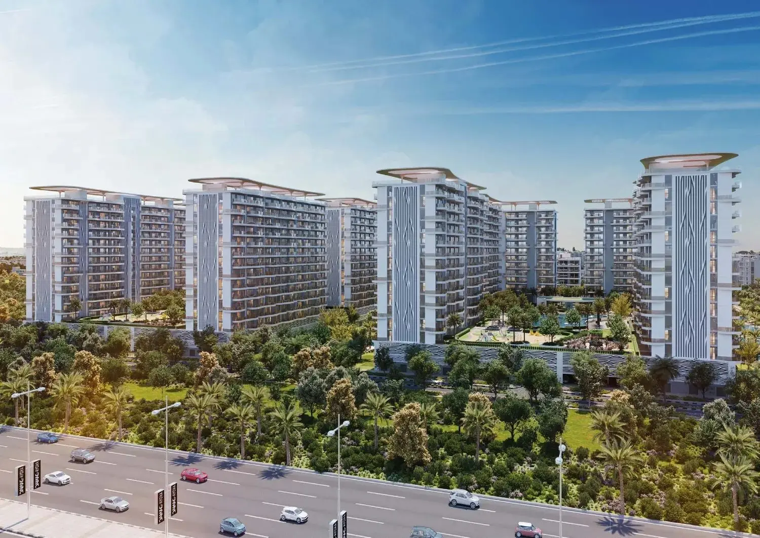 DAMAC Lagoons Location Opposite DAMAC Hills