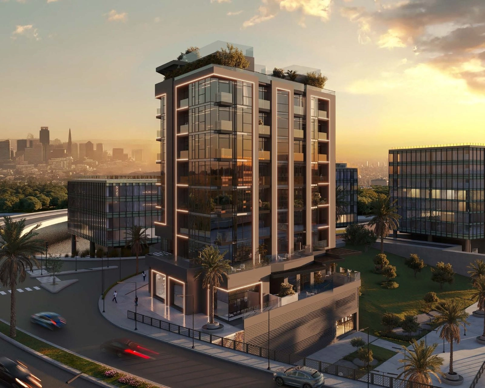 Celeste — Skyline Backdrop | Profound Properties, Dubai