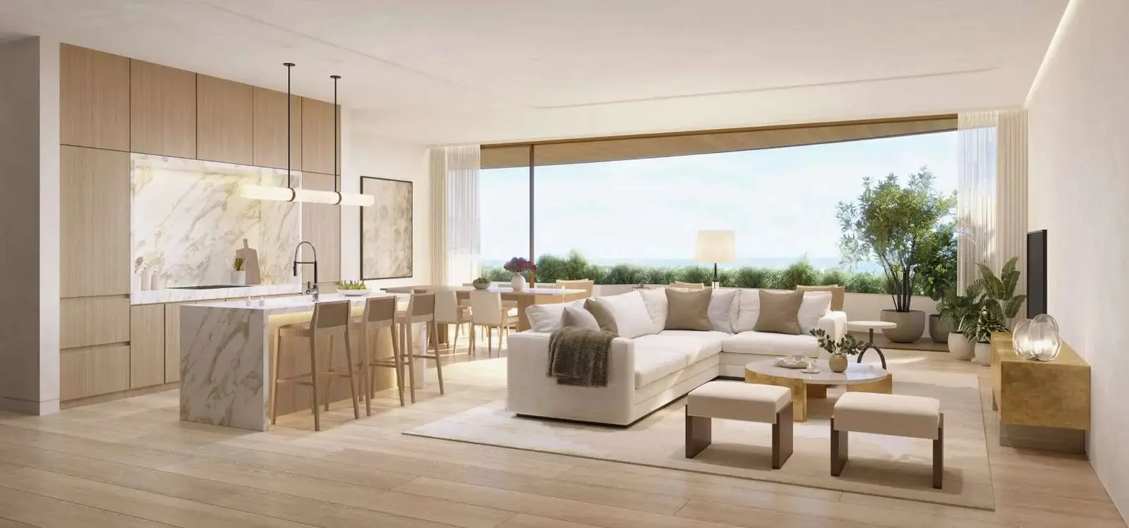 2 to 4 Bedroom Beachfront Homes and Penthouses