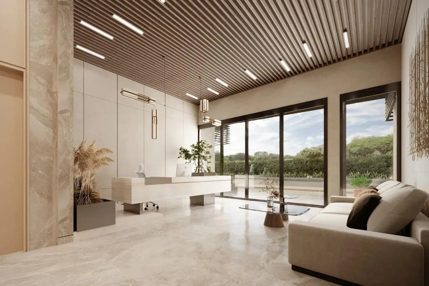 Rooftop Pool, Yoga Area and Gym at Celestara