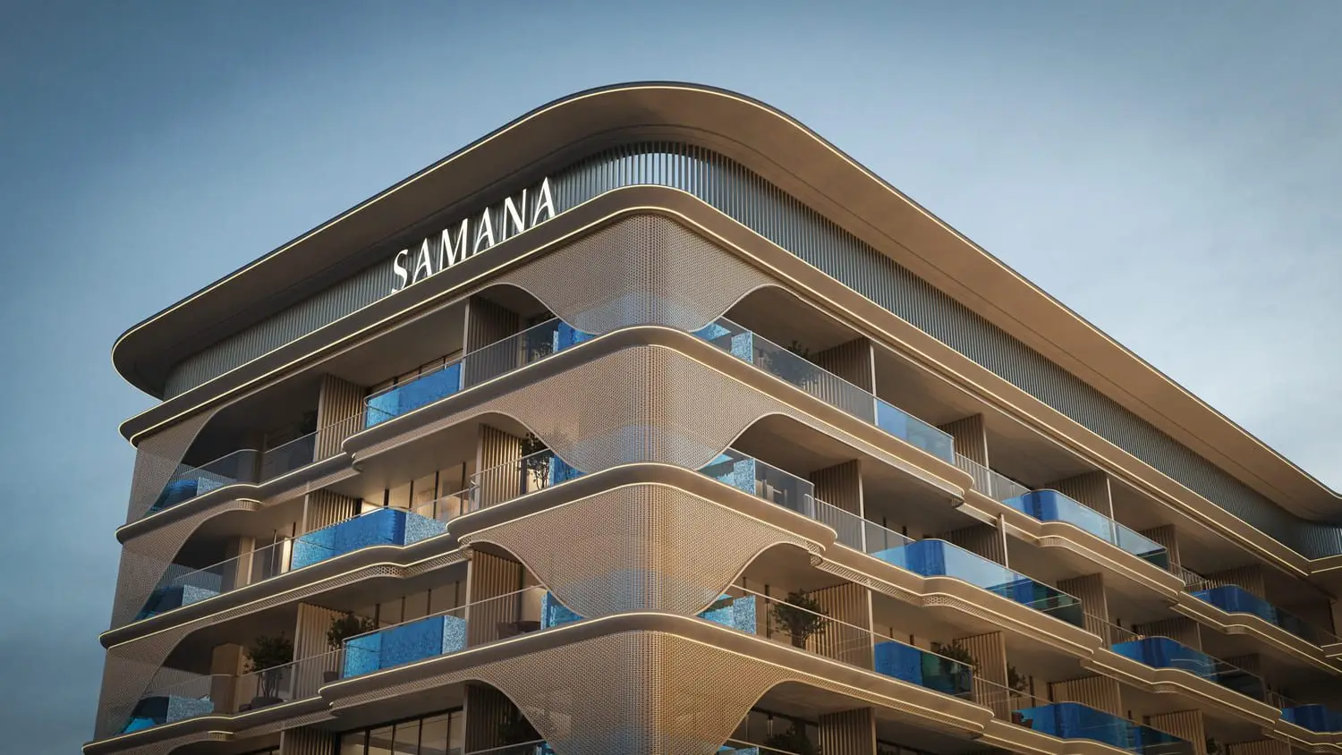 Garden-Inspired Apartments with Pools in Arjan