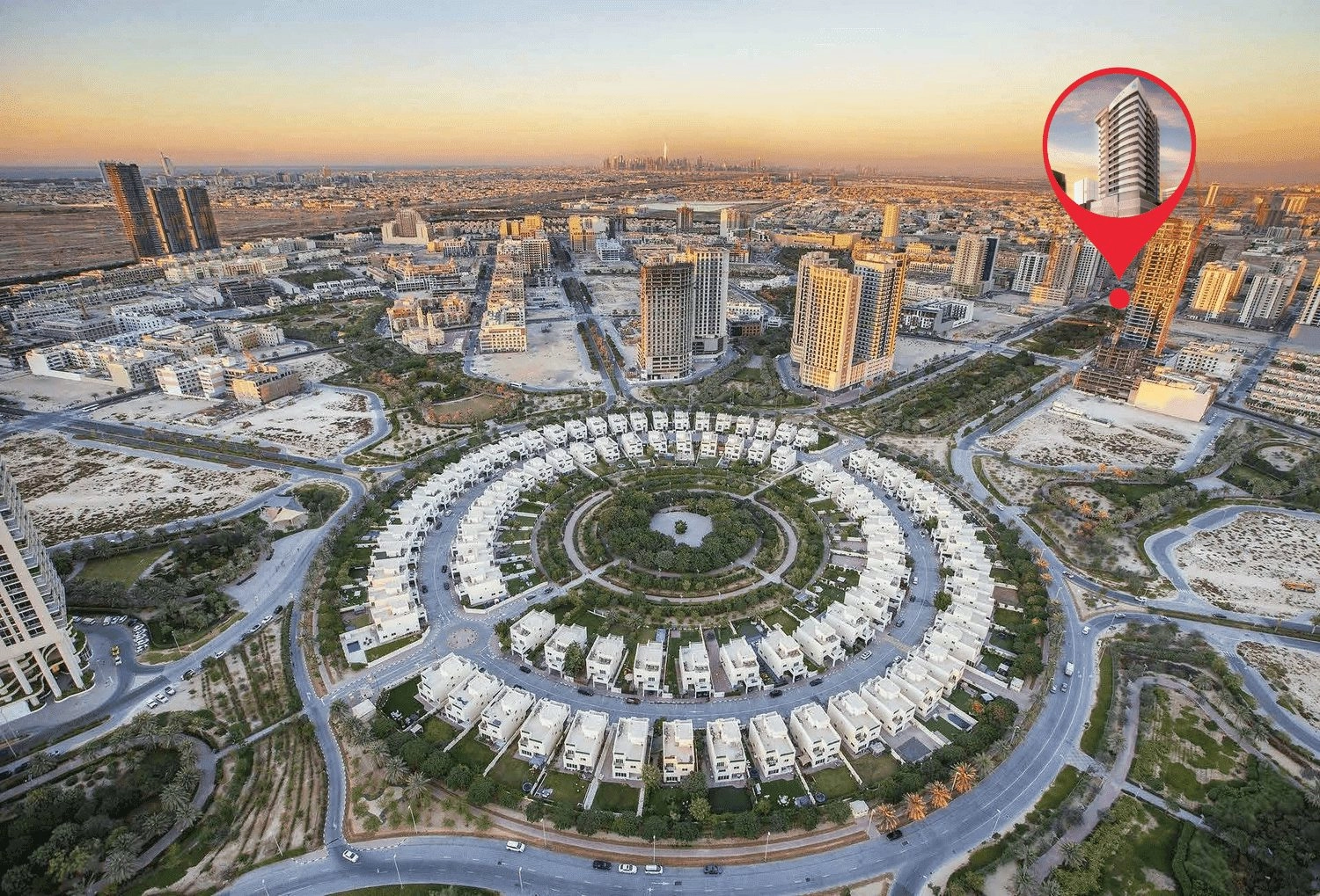 Exotica — Community Aerial | Profound Properties, Dubai