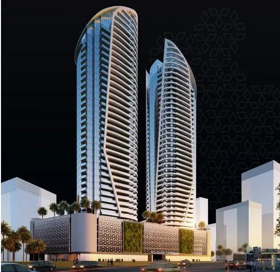 Twin 34-Floor Towers in Jumeirah Village Triangle