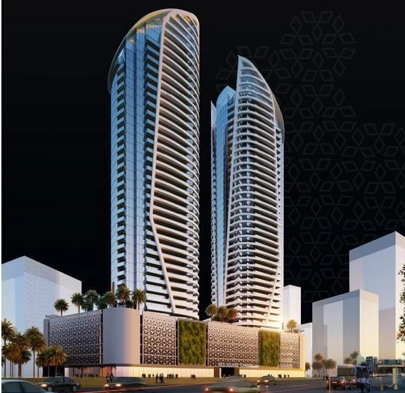 Red Square — Towers at Night | Profound Properties, Dubai