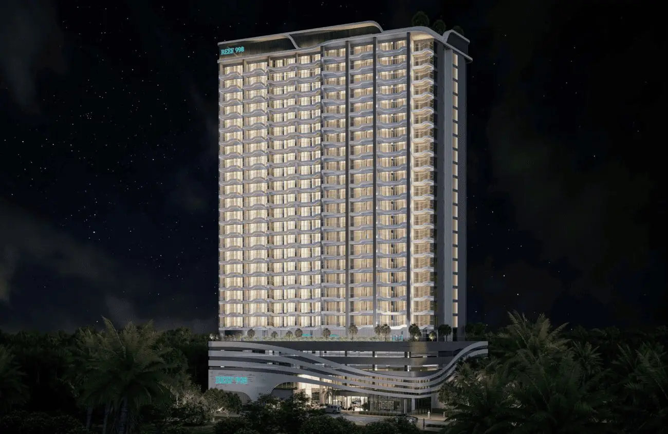 A Tower With Cooled Balconies in Dubailand