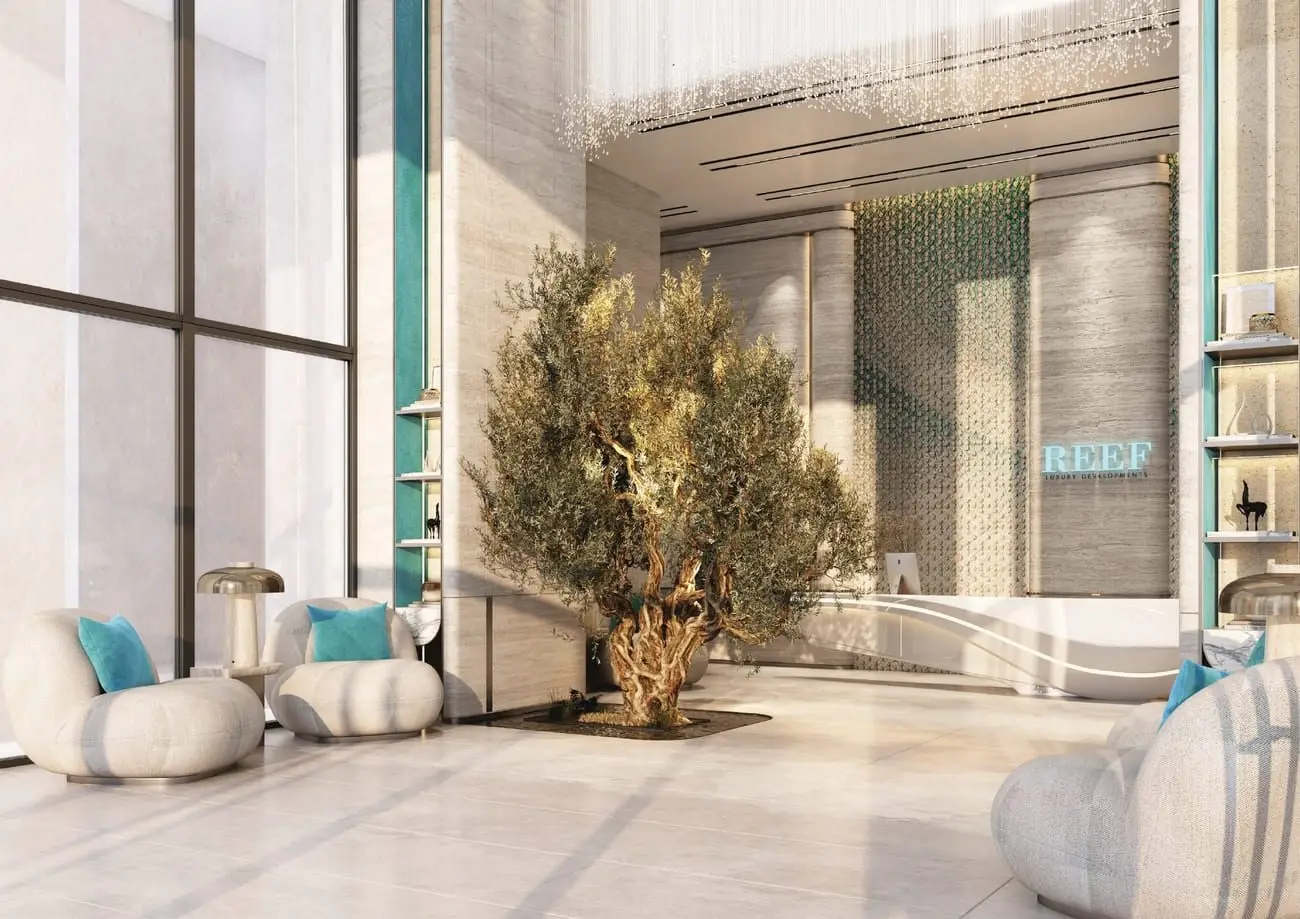Podium Pools and Sports Courts in Al Furjan