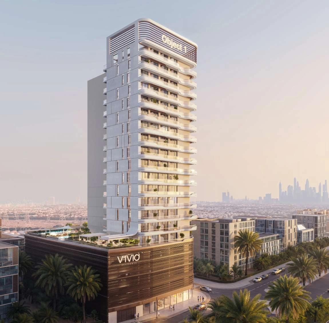 V1VID Tower — Distant Skyline | Profound Properties, Dubai
