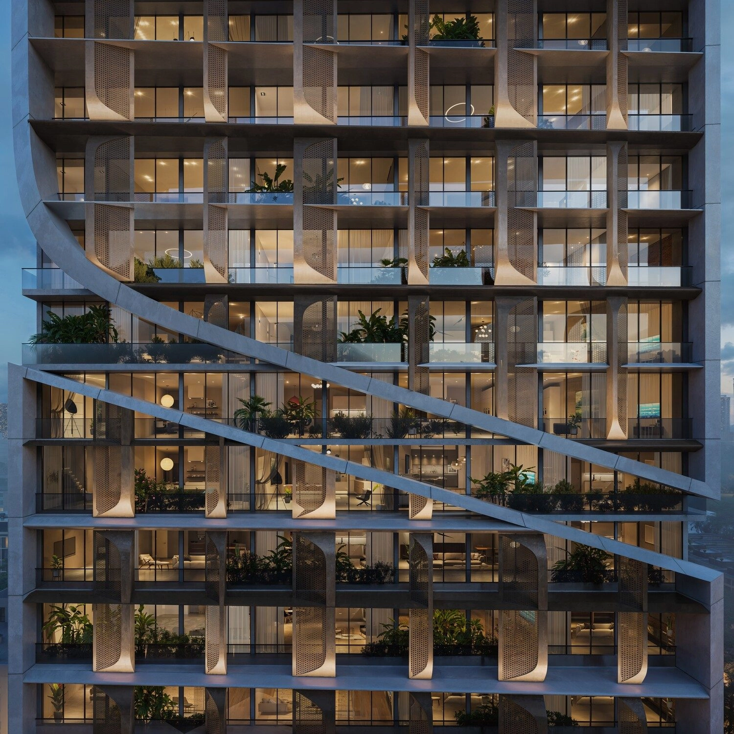 Havelock Heights — Planted Balconies | Profound Properties, Dubai