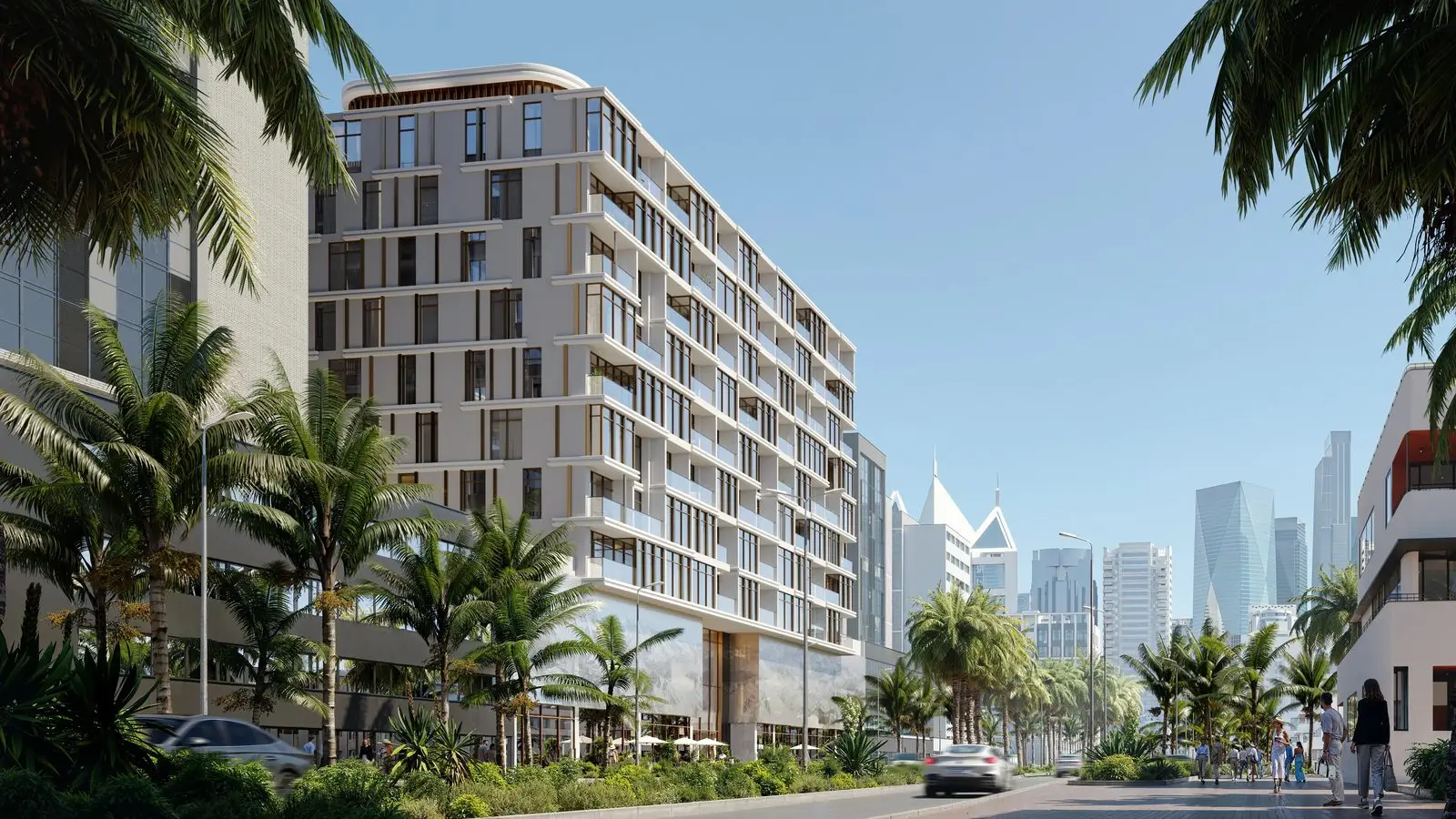 Jumeirah Garden City Location and Drive Times
