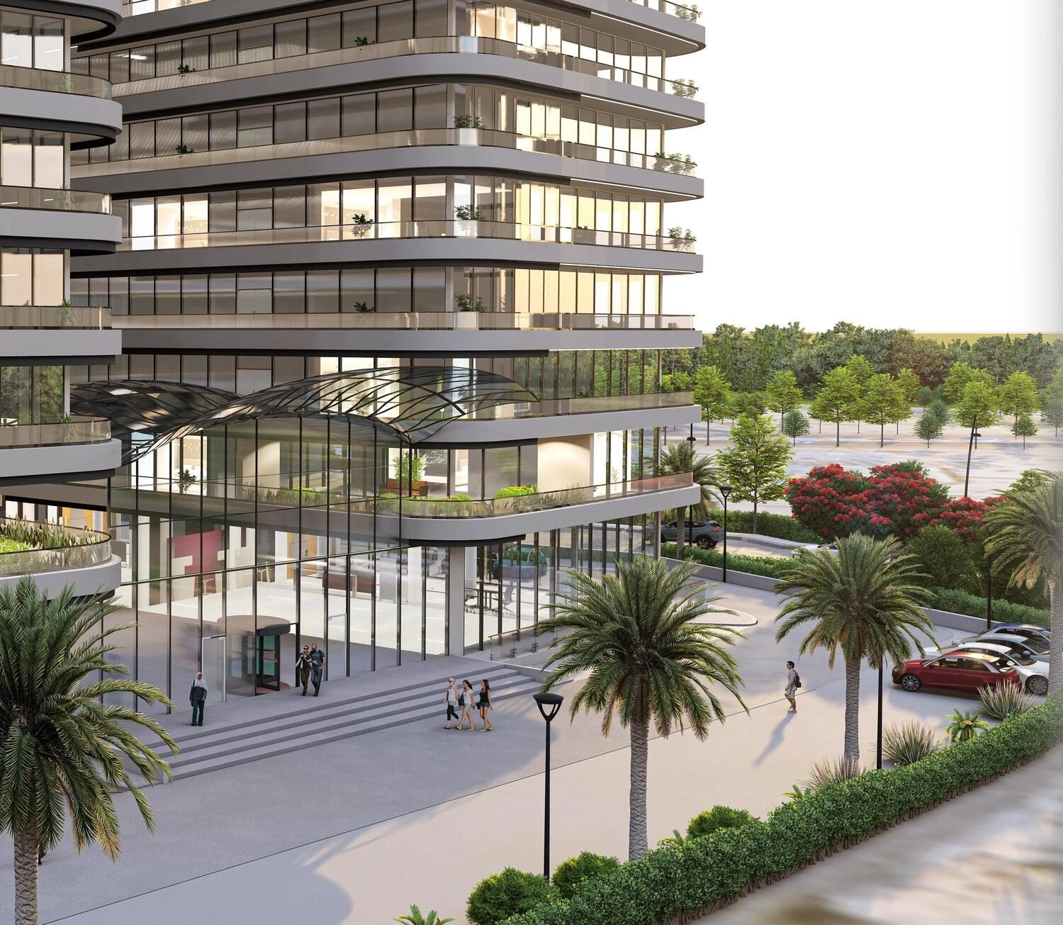The Community Sports Arena — Landscaped Plaza | Profound Properties, Dubai