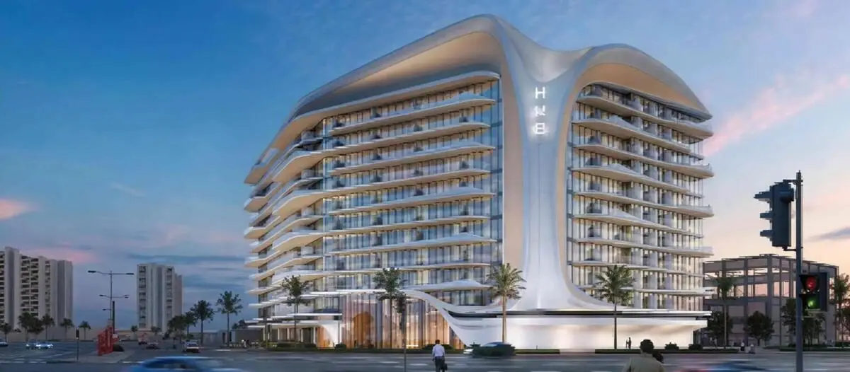 A Curved Residential Building in Motor City